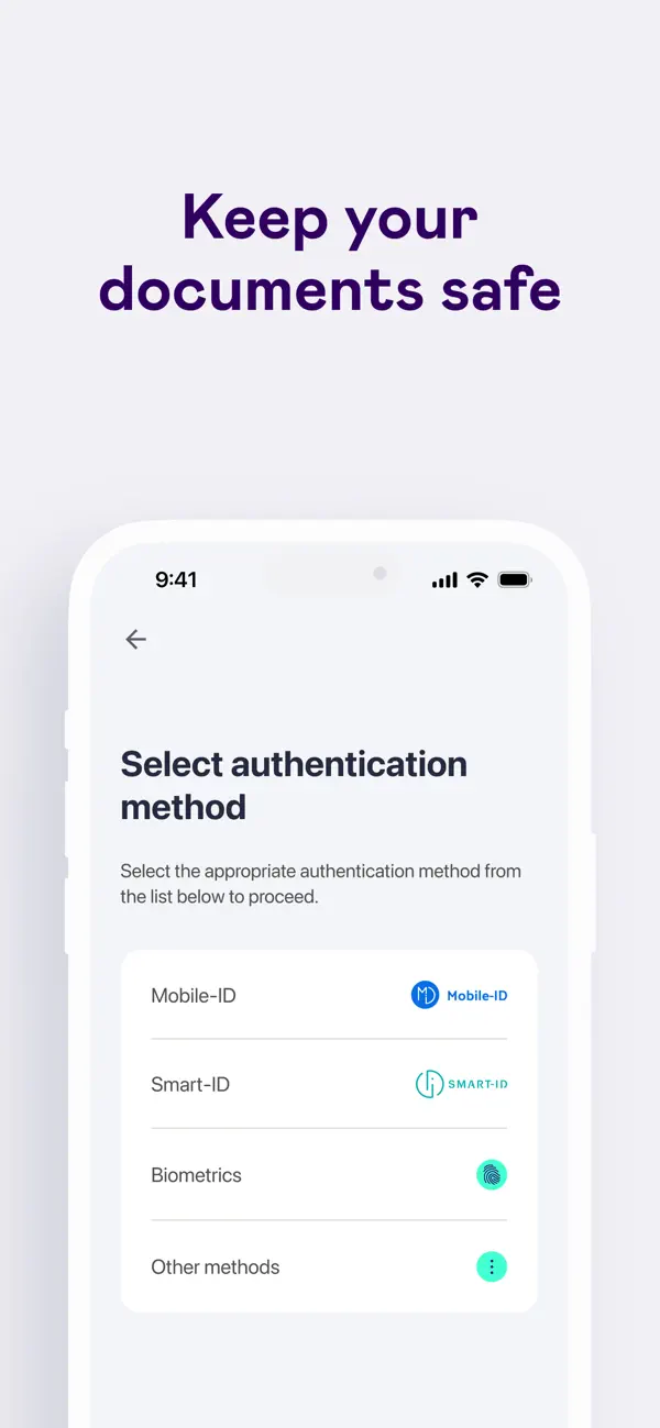 Dokobit App Screenshot 2